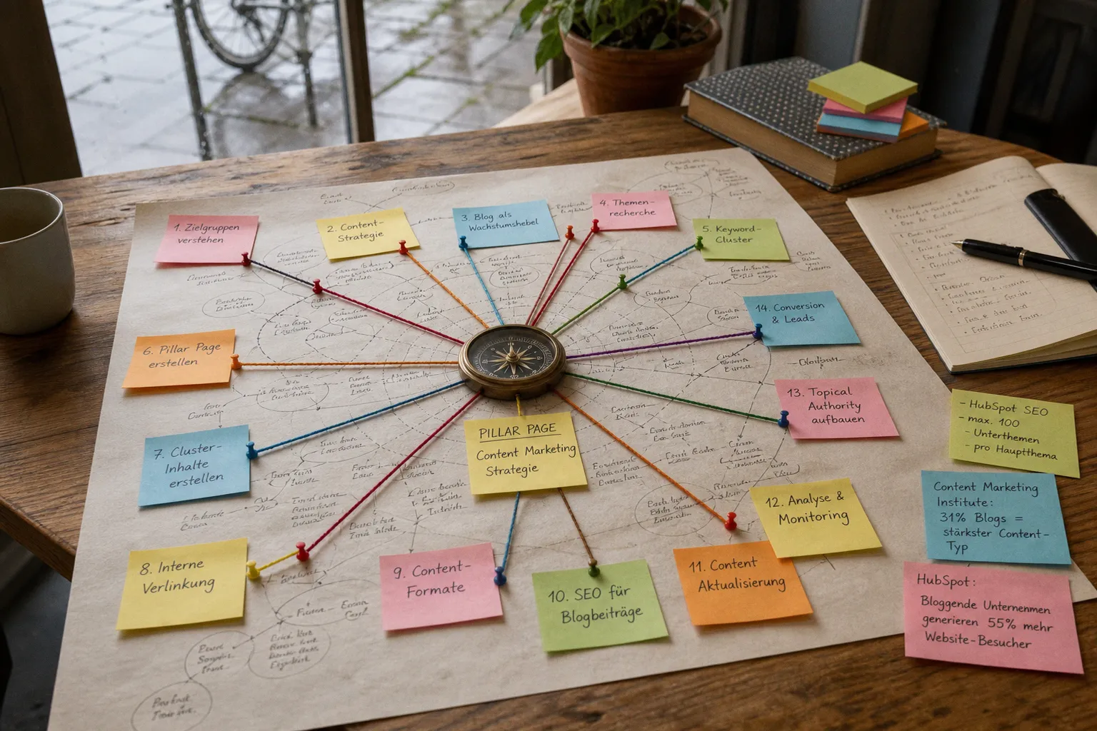 Themencluster-Strategie: Fahrplan für den Blog-Erfolg