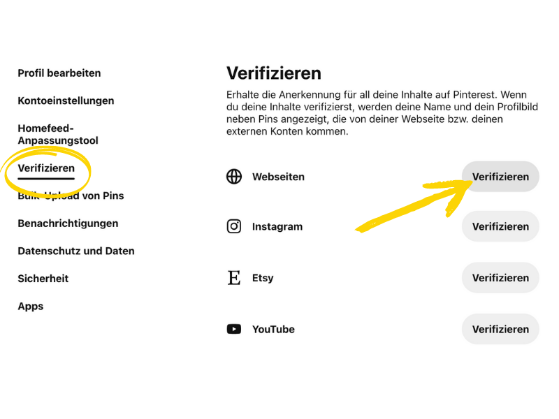 Pinterest Website verifizieren - so gehts in 5 min | lisaseiller.com
