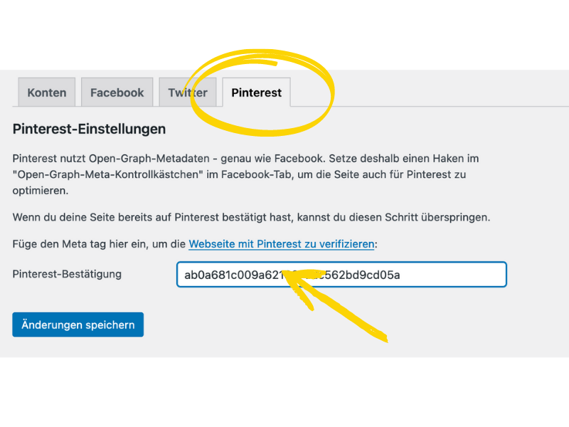Pinterest Website verifizieren wordpress - so gehts in 5 min | lisaseiller.com